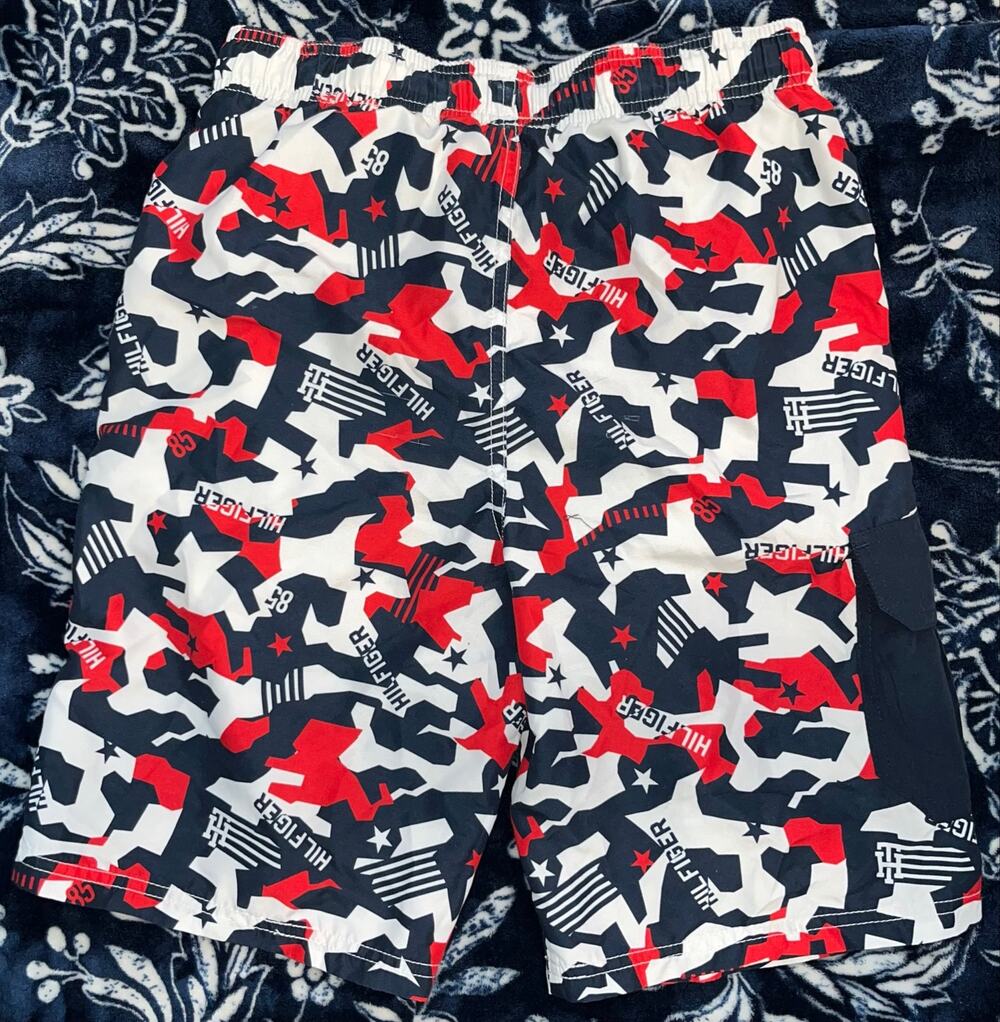 Tommy Hilfiger Boys Camo Swim Trunks